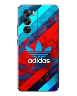 Чехол для OPPO Reno 12 с картинкой «Абстракция Adidas» Чехол для OPPO Reno 12 с картинкой «Абстракция Adidas»