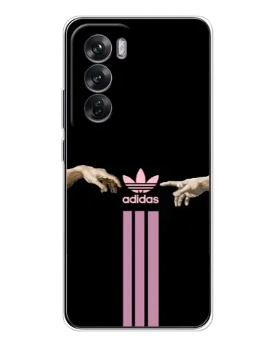 Чехол для OPPO Reno 12 с картинкой «Adidas Hands»