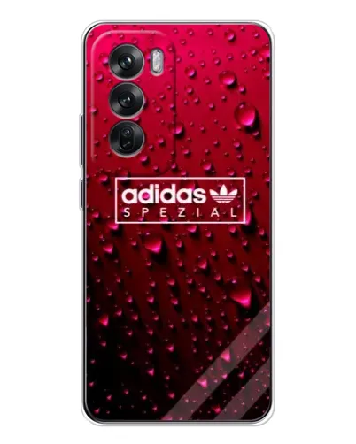 Чехол для OPPO Reno 12 с картинкой «Adidas Gold Marble»