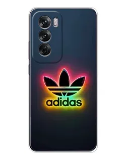 Чехол для OPPO Reno 12 с картинкой «Неоновый Adidas» Чехол для OPPO Reno 12 с картинкой «Неоновый Adidas»