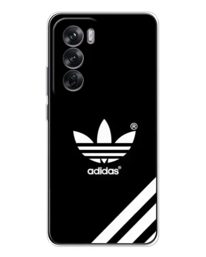 Чехол для OPPO Reno 12 с картинкой «Adidas с диагональными полосами»