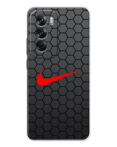 Чехол для OPPO Reno 12 с картинкой «Nike — карбоновая сетка» Чехол для OPPO Reno 12 с картинкой «Nike — карбоновая сетка»