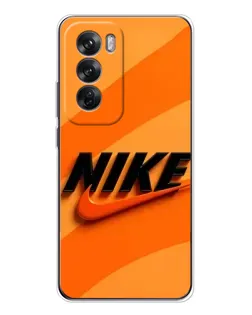 Чехол для OPPO Reno 12 с картинкой «Оранжевый драйв Nike» Чехол для OPPO Reno 12 с картинкой «Оранжевый драйв Nike»