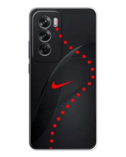 Чехол для OPPO Reno 12 с картинкой «Абстрактный дизайн Nike» Чехол для OPPO Reno 12 с картинкой «Абстрактный дизайн Nike»