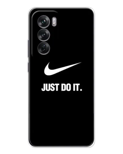 Чехол для OPPO Reno 12 с картинкой «Классический принт Nike» Чехол для OPPO Reno 12 с картинкой «Классический принт Nike»