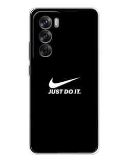Чехол для OPPO Reno 12 с картинкой «Минимализм от Nike» Чехол для OPPO Reno 12 с картинкой «Минимализм от Nike»