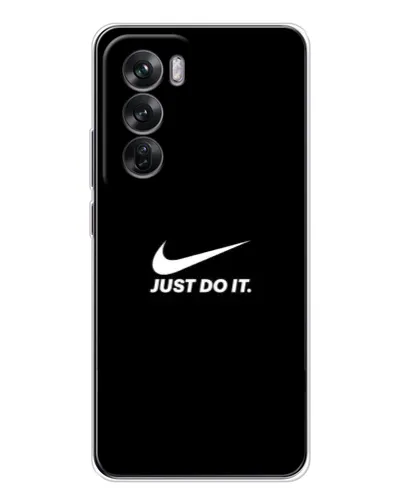 Чехол для OPPO Reno 12 с картинкой «Минимализм от Nike» Чехол для OPPO Reno 12 с картинкой «Минимализм от Nike»