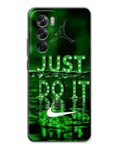 Чехол для OPPO Reno 12 с картинкой «Зеленый неоновый Nike» Чехол для OPPO Reno 12 с картинкой «Зеленый неоновый Nike»