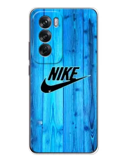 Чехол для OPPO Reno 12 с картинкой «Голубое дерево Nike» Чехол для OPPO Reno 12 с картинкой «Голубое дерево Nike»