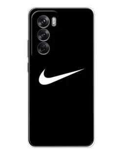 Чехол для OPPO Reno 12 с картинкой «Минималистический Найк» Чехол для OPPO Reno 12 с картинкой «Минималистический Найк»