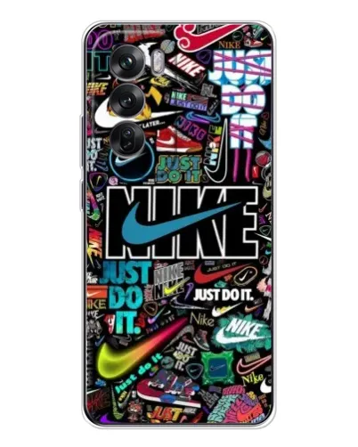 Чехол для OPPO Reno 12 с картинкой «Яркий коллаж Nike» Чехол для OPPO Reno 12 с картинкой «Яркий коллаж Nike»