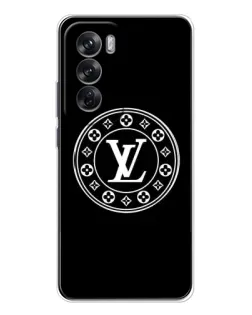 Чехол для OPPO Reno 12 с картинкой «LV — печать стиля»