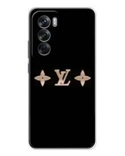 Чехол для OPPO Reno 12 с картинкой «Louis Vuitton — минимализм»