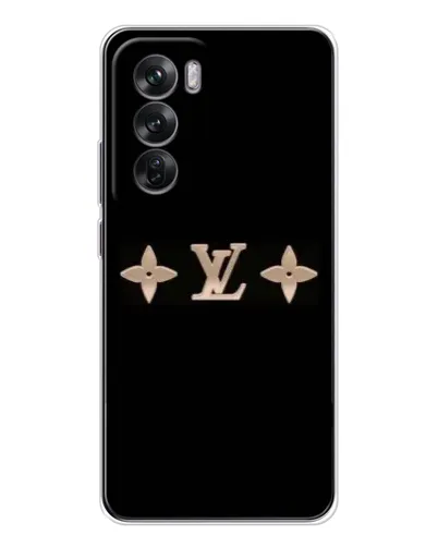 Чехол для OPPO Reno 12 с картинкой «Louis Vuitton — минимализм»