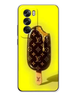 Чехол для OPPO Reno 12 с картинкой «Мороженое от LV»