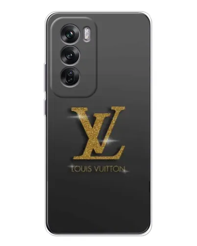 Чехол для OPPO Reno 12 с картинкой «Градиент Louis Vuitton»