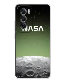 Чехол для OPPO Reno 12 с картинкой «NASA — лунный градиент» Чехол для OPPO Reno 12 с картинкой «NASA — лунный градиент»