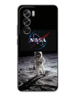 Чехол для OPPO Reno 12 с картинкой «Астронавт на Луне» Чехол для OPPO Reno 12 с картинкой «Астронавт на Луне»