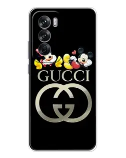Чехол для OPPO Reno 12 с картинкой «Gucci — герои Disney» Чехол для OPPO Reno 12 с картинкой «Gucci — герои Disney»