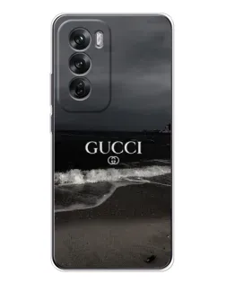 Чехол для OPPO Reno 12 с картинкой «Gucci — морской прибой» Чехол для OPPO Reno 12 с картинкой «Gucci — морской прибой»