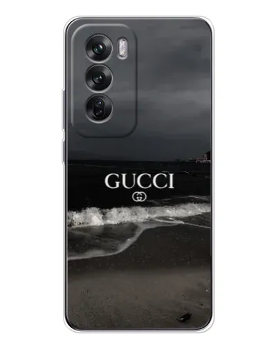 Чехол для OPPO Reno 12 с картинкой «Gucci — морской прибой»