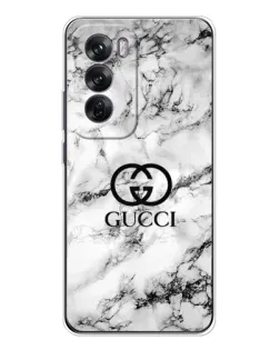 Чехол для OPPO Reno 12 с картинкой «Gucci — мраморный шик» Чехол для OPPO Reno 12 с картинкой «Gucci — мраморный шик»