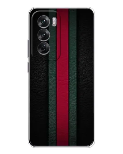 Чехол для OPPO Reno 12 с картинкой «Gucci — неоновая линия»