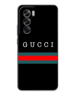 Чехол для OPPO Reno 12 с картинкой «Gucci — красный пояс» Чехол для OPPO Reno 12 с картинкой «Gucci — красный пояс»
