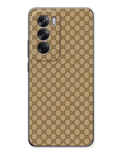 Чехол для OPPO Reno 12 с картинкой «Gucci — классический беж» Чехол для OPPO Reno 12 с картинкой «Gucci — классический беж»