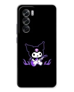 Чехол для OPPO Reno 12 с картинкой «Электрическая Kuromi»