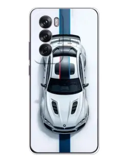 Чехол для OPPO Reno 12 с картинкой «Вид сверху — BMW M» Чехол для OPPO Reno 12 с картинкой «Вид сверху — BMW M»