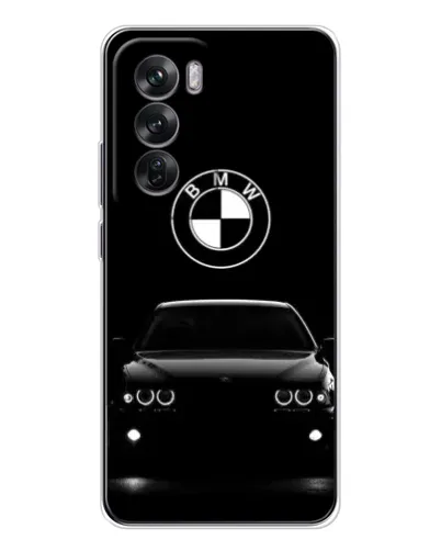Чехол для OPPO Reno 12 с картинкой «BMW — взгляд из темноты»