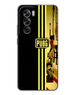 Чохол для OPPO Reno 12 з картинкою «PUBG — камуфляжний шолом»
