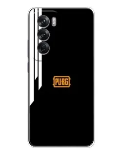 Чохол для OPPO Reno 12 з картинкою «PUBG — вертикальні лінії»