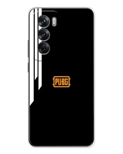 Чохол для OPPO Reno 12 з картинкою «PUBG — вертикальні лінії»