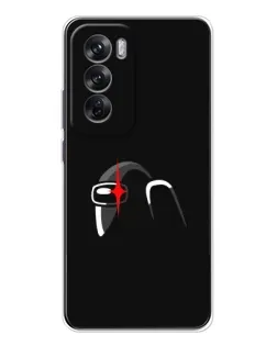Чохол для OPPO Reno 12 з картинкою «Among Us шолом»