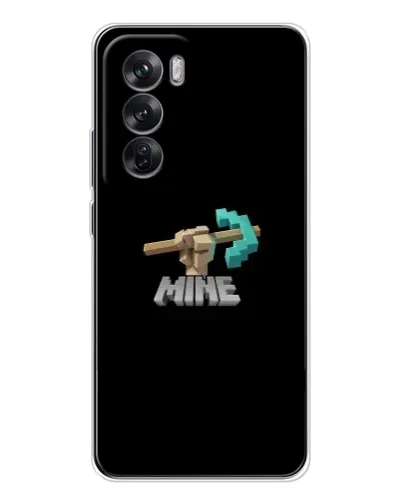 Чохол для OPPO Reno 12 з картинкою «Алмазне кайло»