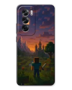 Чохол для OPPO Reno 12 з картинкою «Стів біля вежі»