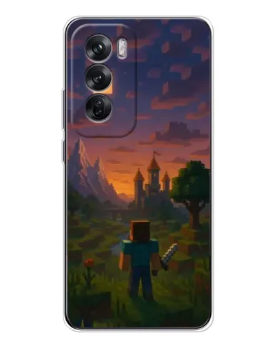 Чохол для OPPO Reno 12 з картинкою «Стів біля вежі»