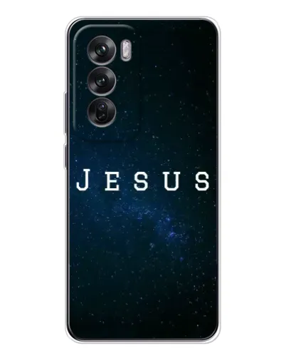 Чехол для OPPO Reno 12 с картинкой «Звездное небо Jesus» Чехол для OPPO Reno 12 с картинкой «Звездное небо Jesus»