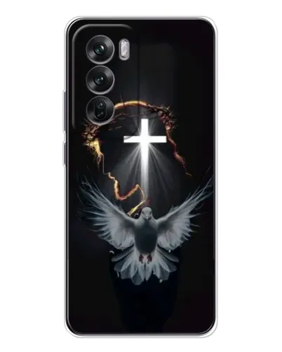 Чехол для OPPO Reno 12 с картинкой «Голубь и Свет» Чехол для OPPO Reno 12 с картинкой «Голубь и Свет»