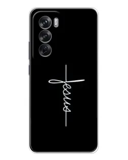Чехол для OPPO Reno 12 с картинкой «Тонкая линия веры»