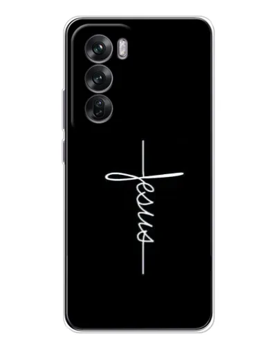 Чехол для OPPO Reno 12 с картинкой «Тонкая линия веры» Чехол для OPPO Reno 12 с картинкой «Тонкая линия веры»