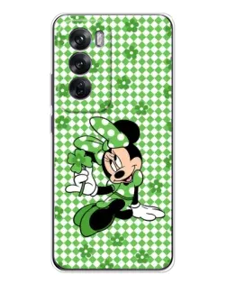 Чехол для OPPO Reno 12 с картинкой «Mickey в клетку»