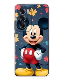 Чехол для OPPO Reno 12 с картинкой «Осенний Mickey Mouse»