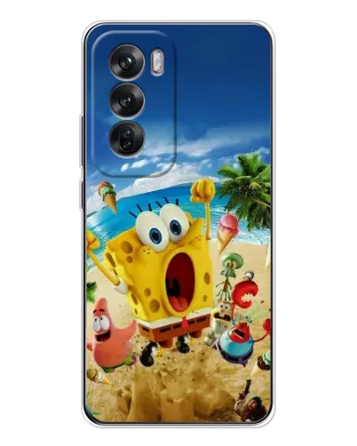 Чехол для OPPO Reno 12 с картинкой «Развлечения на пляже»