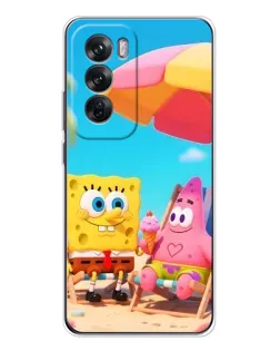 Чехол для OPPO Reno 12 с картинкой «Отдых на пляже»
