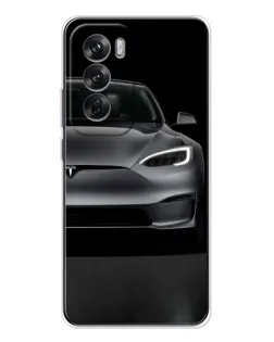 Чохол для OPPO Reno 12 з картинкою «Tesla Model S Look»