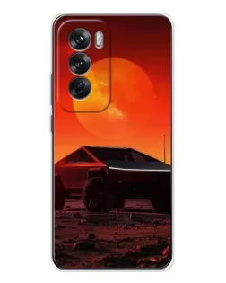 Чехол для OPPO Reno 12 с картинкой «Cybertruck на Марсе» Чехол для OPPO Reno 12 с картинкой «Cybertruck на Марсе»