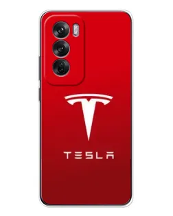 Чехол для OPPO Reno 12 с картинкой «Tesla Red Classic» Чехол для OPPO Reno 12 с картинкой «Tesla Red Classic»